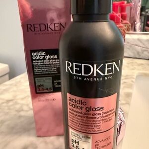 Redken Acidic Color Gloss with Black and Pink Packaging